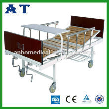 Adjustable back and leg rest beds